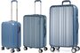 Комплект чемоданов из поликарбоната March Omega, голубой
