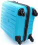 Малый чемодан из полипропилена 38 л Travelite Uptown, петролио