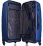 Средний чемодан из полипропилена 65 л Puccini Acapulco, синий
