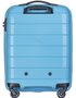 Малый чемодан из полипропилена 35 л Puccini Madagascar, голубой
