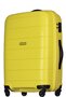 Средний чемодан из полипропилена 65 л Puccini Madagascar, желтый