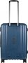Средний противоударный чемодан из полипропилена 54 л CAT Turbo, темно-синий