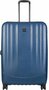 Большой противоударный чемодан из полипропилена 86 л CAT Turbo, темно-синий