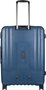 Большой противоударный чемодан из полипропилена 86 л CAT Turbo, темно-синий