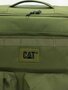 Велика 4-х колісна валіза 95л CAT Combat Visiflash, темно-зелений