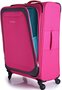 Большой чемодан на 4-х колесах 91 л Travelite Naxos, розовый