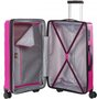 Большой 4-х колесный чемодан из полипропилена 72/80 л Travelite Kosmos, розовый
