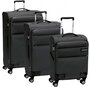 Комплект 4-х колесных чемоданов Roncato UNO Soft Deluxe Black