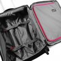 Малый чемодан на 2-х колесах 42/48 л Roncato Fresh Black/pink