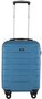 Малый пластиковый чемодан на 4-х колесах 39,5 л March Bumper, синий