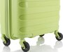 Малый 4-х колесный чемодан из полипропилена 37 л Travelite Nova, зеленый