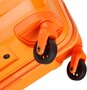 Мала 4-х колісна валіза із поліпропілену 37 л Travelite Nova, помаранчевий