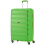 Середня 4-х колісна валіза із поліпропілену 67 л Travelite Nova, зелений