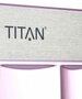 Средний пластиковый чемодан 69 л Titan Spotlight Flash, розовый