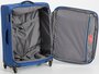 Велика тканинна валіза на 4-х колесах 70/80 л Roncato Reef, синій