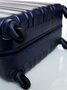 Малый чемодан из пластика 4-х колесный 41 л March Cosmopolitan, синий