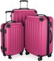 Комплект валіз із полікарбонату Hauptstadtkoffer Spree, рожевий