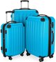 Комплект валіз із полікарбонату Hauptstadtkoffer Spree, блакитний