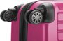 Большой пластиковый чемодан 74/90 л HAUPTSTADTKOFFER Xberg Germany, розовый матовый