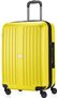 Велика пластикова валіза 74/90 л HAUPTSTADTKOFFER Xberg Germany, жовта матова