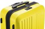 Большой пластиковый чемодан 74/90 л HAUPTSTADTKOFFER Xberg Germany, желтый матовый