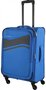 Средний тканевый чемодан 66/76 л Travelite Wave, синий
