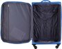 Средний тканевый чемодан 66/76 л Travelite Wave, синий