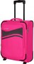 Мала текстильна валіза 40 л Travelite Wave, рожевий