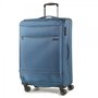 Rock Deluxe-Lite 76/85 л чемодан из полиэстера на 4 колесах голубой