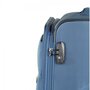 Rock Deluxe-Lite 110/122 л чемодан из полиэстера на 4 колесах голубой