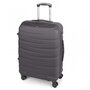 Средний пластиковый чемодан 56 л Gabol Trail (M) Grey