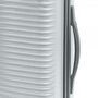 Средний чемодан Gabol Balance (L) Silver 85 л из ABS пластика на 4 колесах серебристый