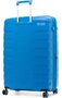 Большой чемодан из полипропилена 78/86 л Roncato Spirit, голубой