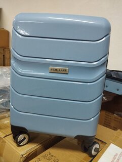 Малый чемодан Semi Line для ручной клади на 31 л весом 2,15 кг из полипропилена Синий DAS302311