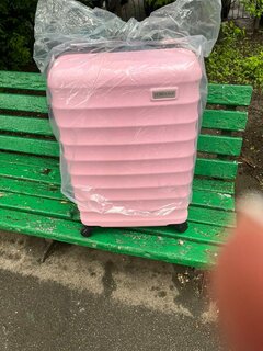 Середня валіза Semi Line на 60 літрів Рожевий DAS302591